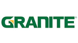 Granite company logo in green with orange accent.
