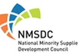 NMSDC logo with colorful curved shapes and text.