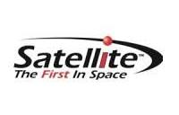 Logo for "Satellite: The First In Space."